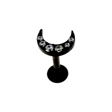 tragus luna multipiedra anodizado
