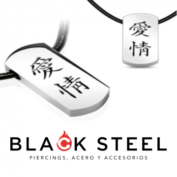 COLLAR KANJI AMOR O AFECTO