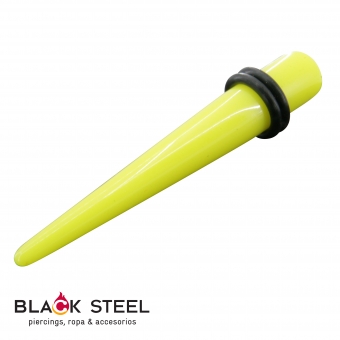 Espina color solido amarillo14g-8g
