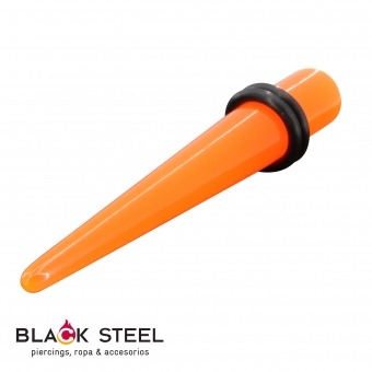 Espina color solido naranja 14g-8g
