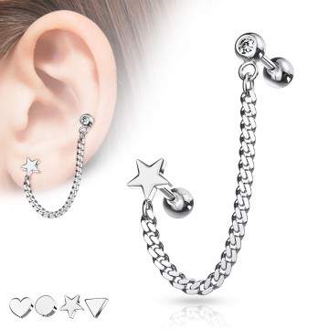 HELIX/LOBULO FIGURA CON CADENA