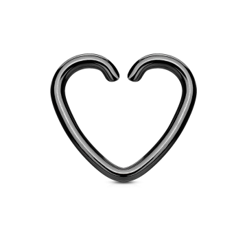 Argolla corazón Black