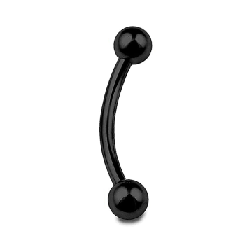 Ceja anodizado básico bola negro bk