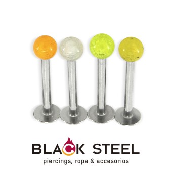 Labio Acrílico Glow in the Dark Bola