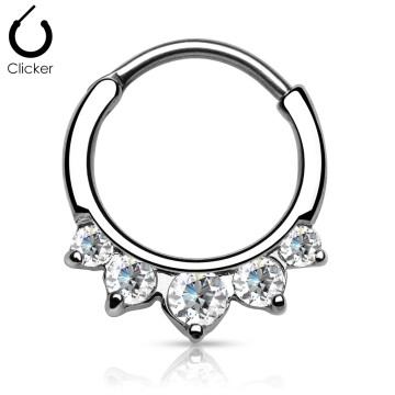 CLICKER ARGOLLA 5 PIEDRAS ACERO