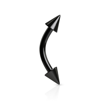 Ceja anodizado basico pico black