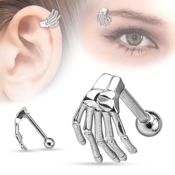TRAGUS MANO ESQUELETO