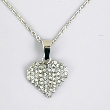 DIJE CORAZON MULTIPIEDRA