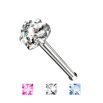 Nariz Engarzado Corazon zirconia