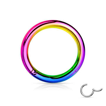 Argolla Infinita Anodizada Tornasol 
