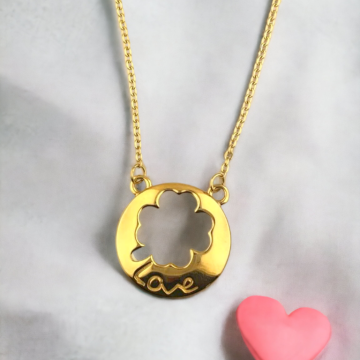 DIJE TRÉBOL LOVE