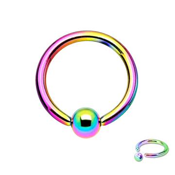 Argolla anodizada clasica tornasol