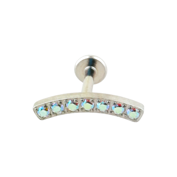 tragus rosca interna barra curva multipiedra