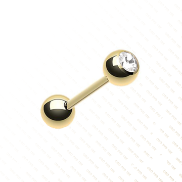 Lengua oro pvd 18k incrustacion